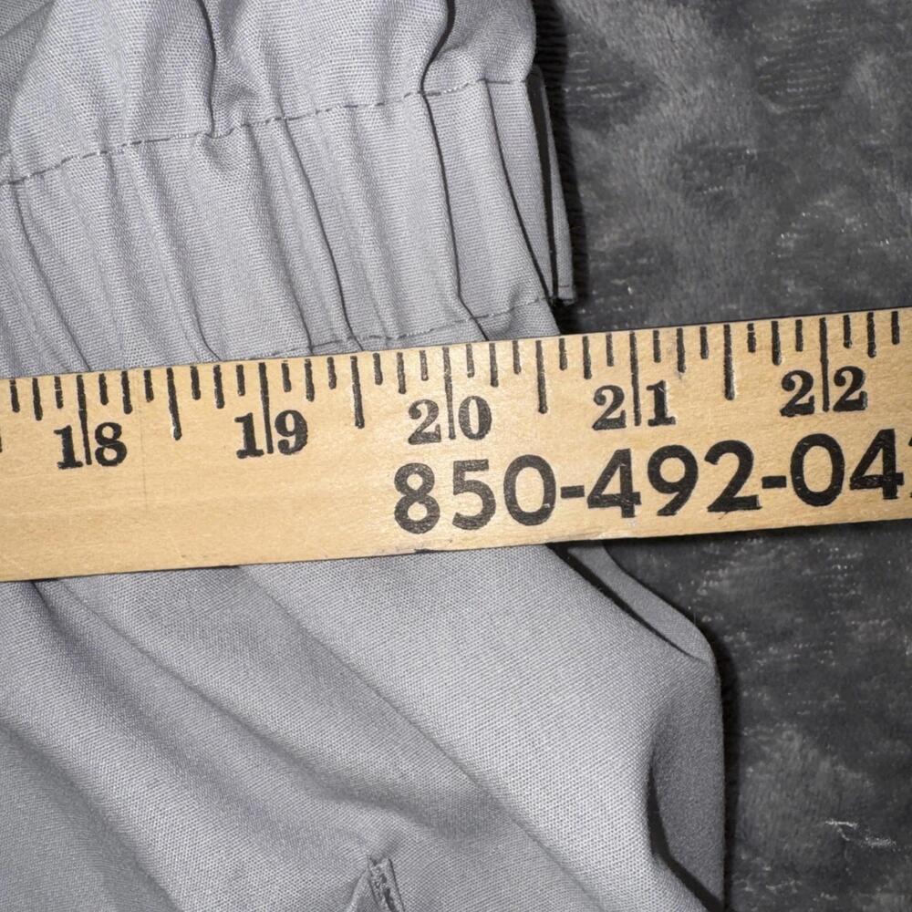 Vintage Para Suit Gray Belted Full ZIp Jumpsuit Short Sleeve Mens 54 Long - Picture 9 of 15